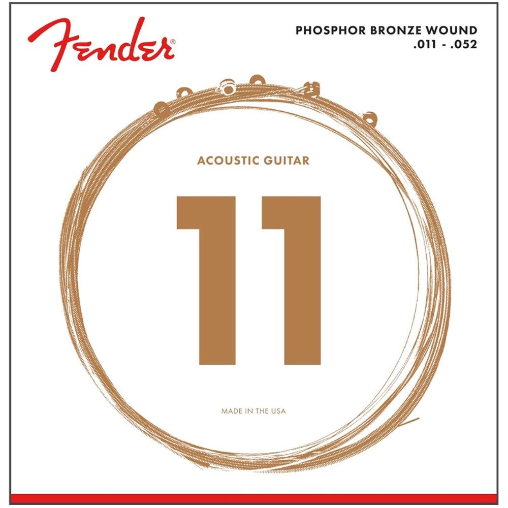 Fender Phosphor Bronze Acoustic Guitar Strings - Acoustic Centre Music Store, Melbourne Australia