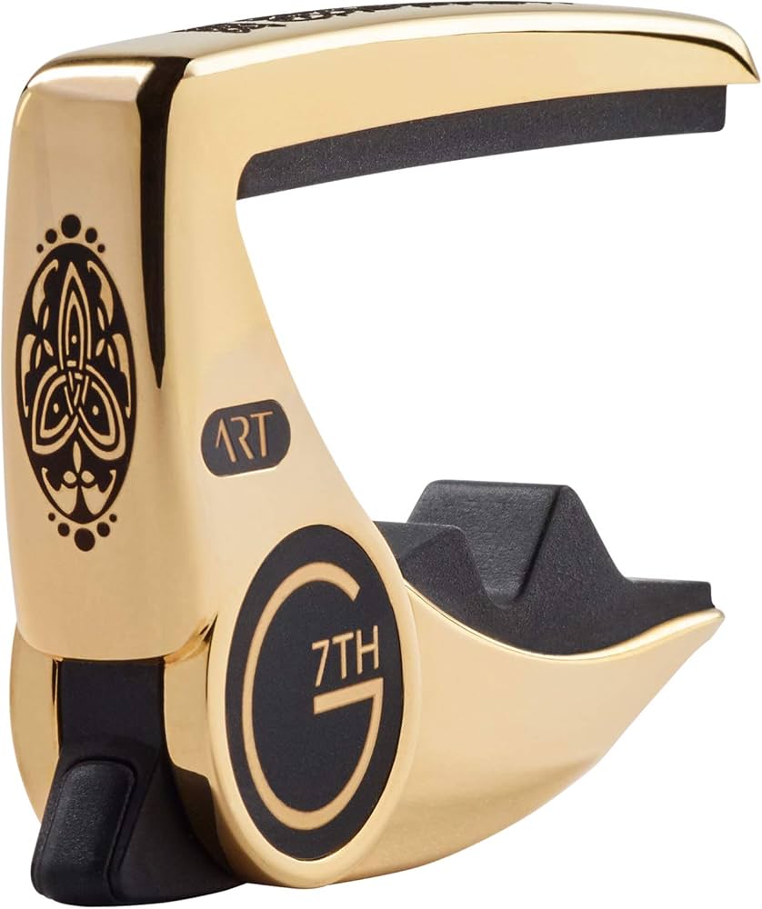 G7th Performance 3 ART Celtic Gold 'Adaptive Radius' Steel String Guitar Capo - Acoustic Centre Music Store, Melbourne Australia