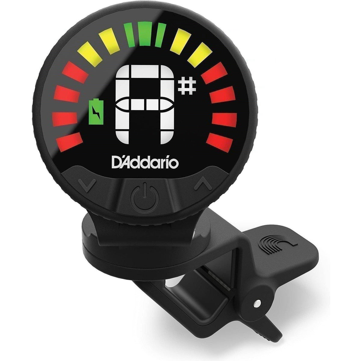 D&#39;Addario Nexxus 360 USB Rechargeable Headstock Guitar Tuner - Acoustic Centre Music Store, Melbourne Australia