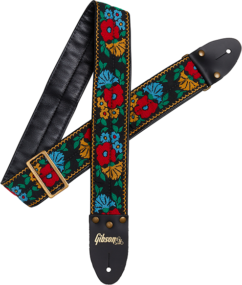 Gibson &#39;The Garden&#39; Guitar Strap - Acoustic Centre Music Store, Melbourne Australia