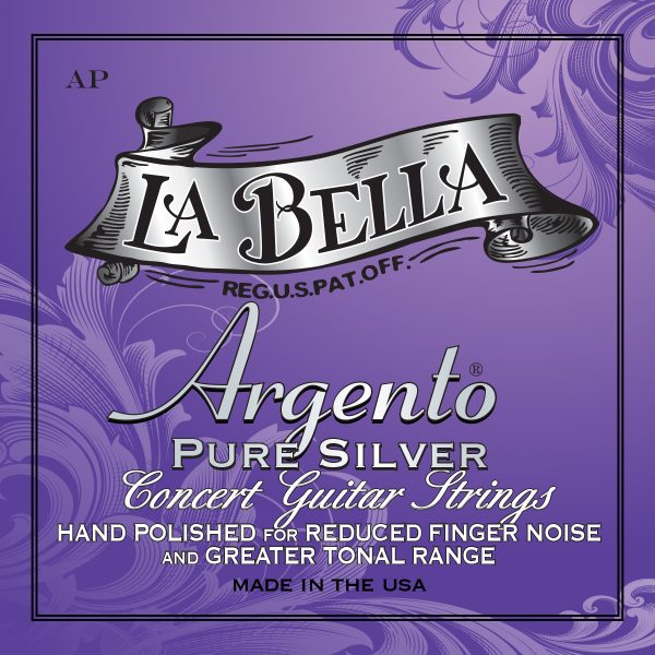 La Bella Argento Hand Polished Pure Silver Classical Guitar Strings - Acoustic Centre Music Store, Melbourne Australia
