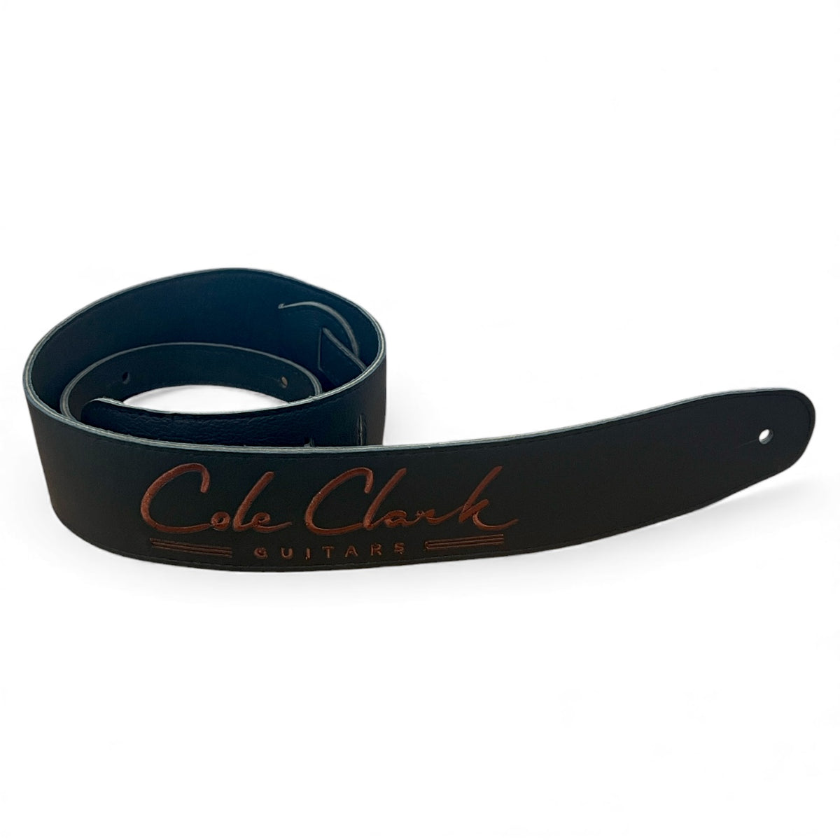 Cole Clark Deluxe Soft Leather Guitar Strap – Black - Acoustic Centre Music Store, Melbourne Australia