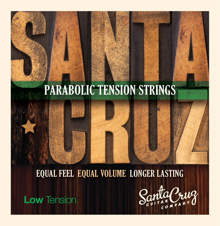 Santa Cruz Parabolic Tension Acoustic Guitar Strings - Acoustic Centre Music Store, Melbourne Australia