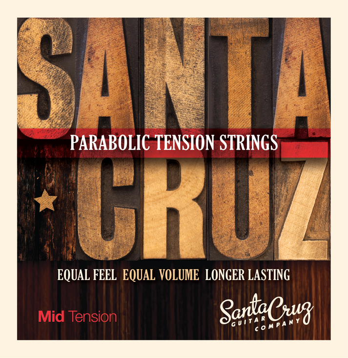 Santa Cruz Parabolic Tension Acoustic Guitar Strings - Acoustic Centre Music Store, Melbourne Australia