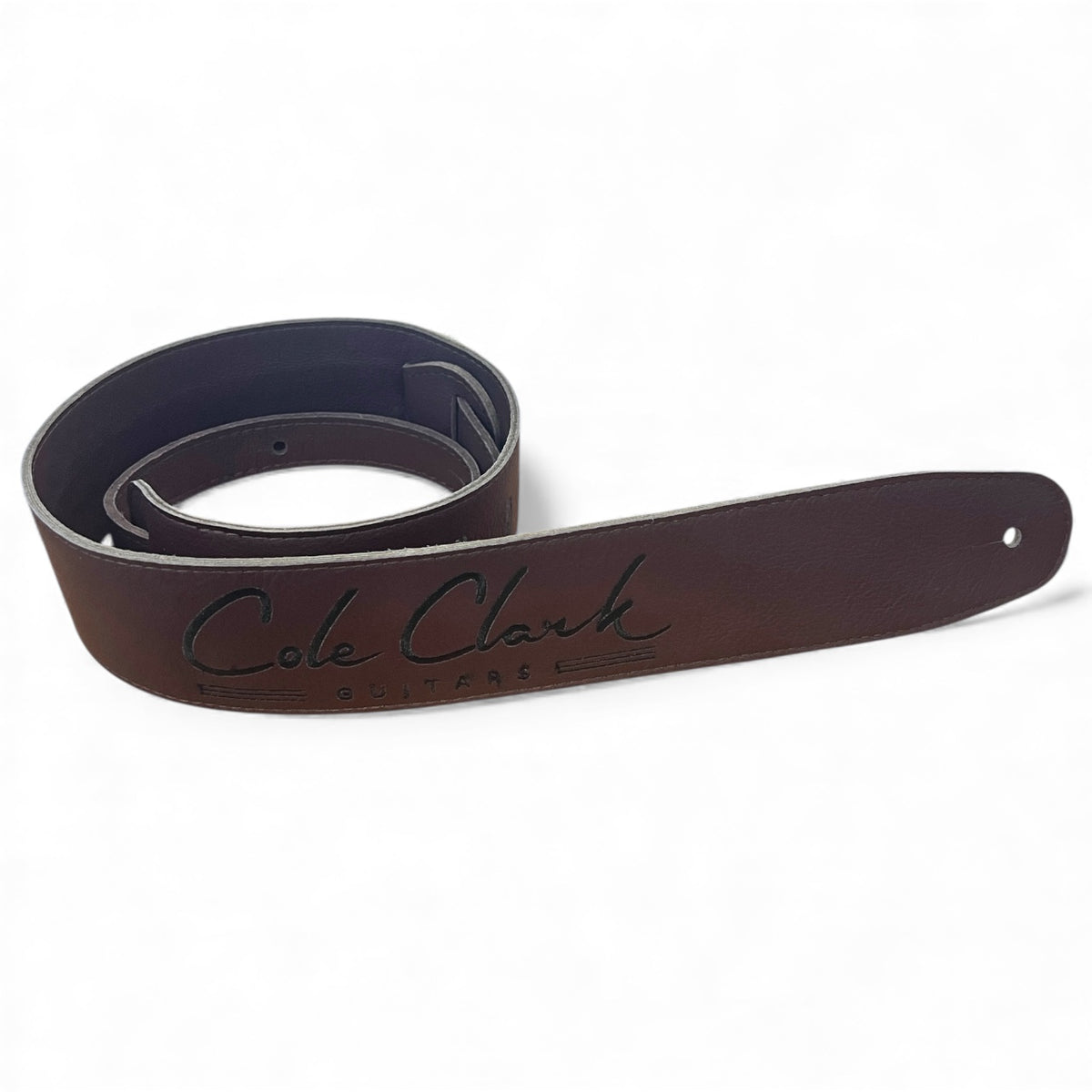 Cole Clark Deluxe Soft Leather Guitar Strap – Chocolate Brown - Acoustic Centre Music Store, Melbourne Australia