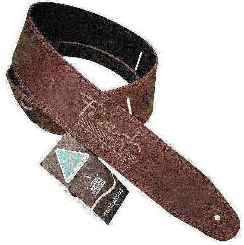 Fenech Guitars Leather Strap - Acoustic Centre Music Store, Melbourne Australia