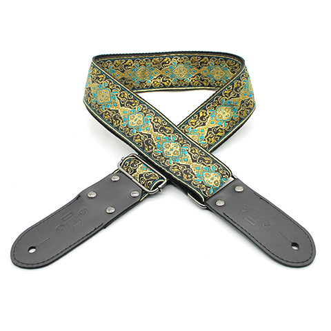 DSL 2" Jacquard Weaving Guitar Strap - APR Blue - Acoustic Centre Music Store, Melbourne Australia