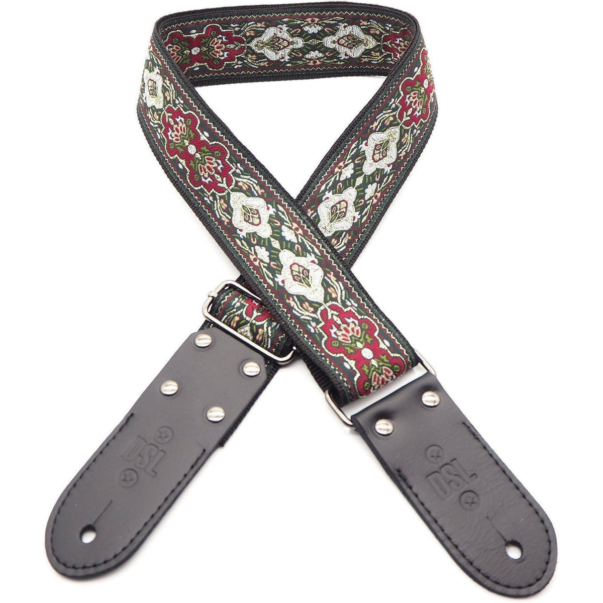 DSL 2&quot; Jacquard Weaving Guitar Strap - AZ Green - Acoustic Centre Music Store, Melbourne Australia