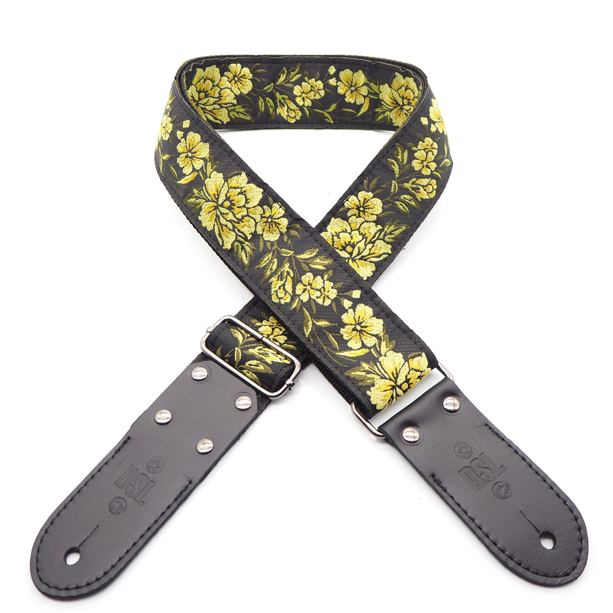 DSL 2&quot; Jacquard Weaving Guitar Strap - FG Yellow - Acoustic Centre Music Store, Melbourne Australia