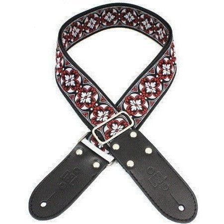 DSL 2&quot; Jacquard Weaving Guitar Strap - Red House - Acoustic Centre Music Store, Melbourne Australia