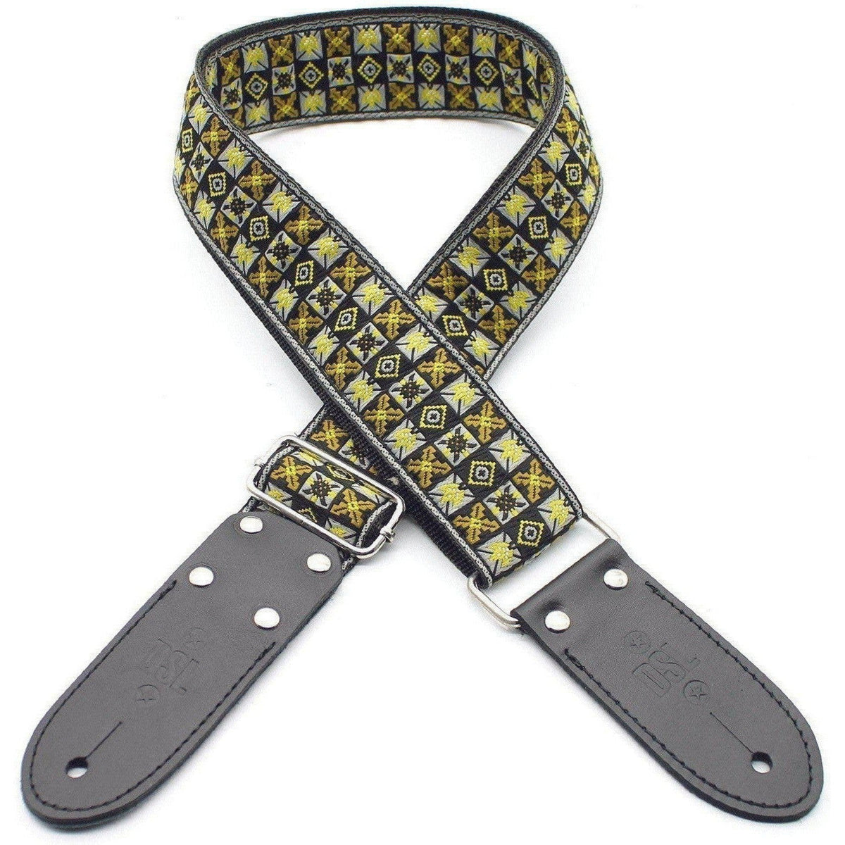 DSL 2&quot; Jacquard Weaving Guitar Strap - Wood - Acoustic Centre Music Store, Melbourne Australia