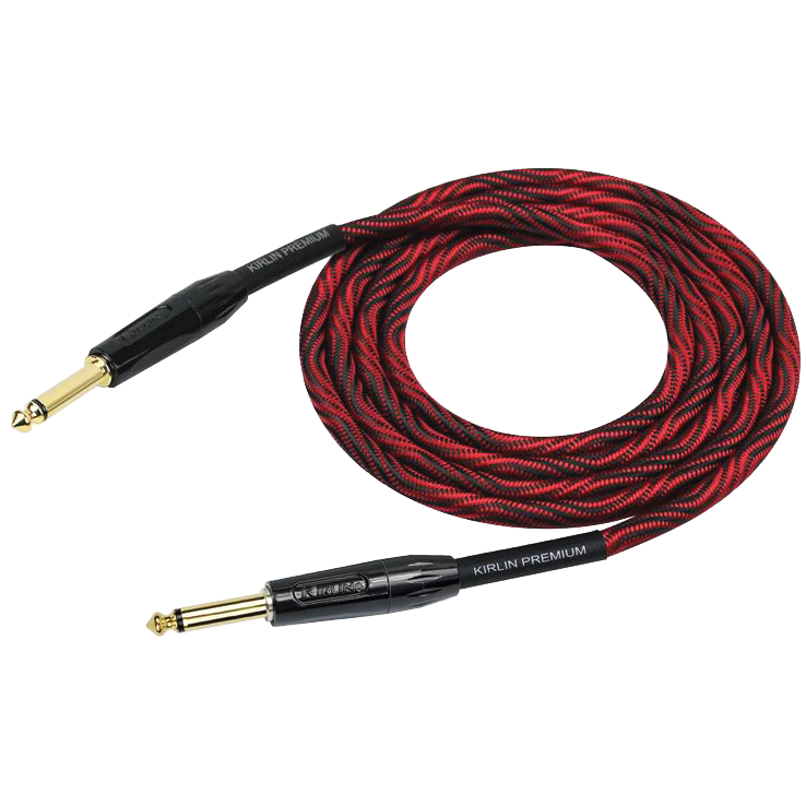 Kirlin IWB-201WB Premium Plus Wave ‘Red’ Guitar Cable 20ft