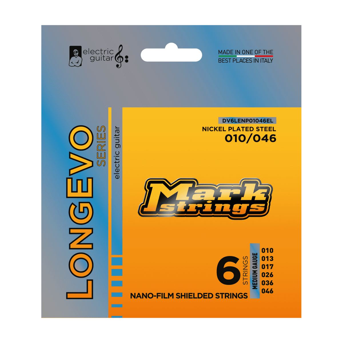 Mark Strings LongEvo Series Nickel Plated Steel Nano-Film Shielded Electric Guitar Strings - Acoustic Centre Music Store, Melbourne Australia