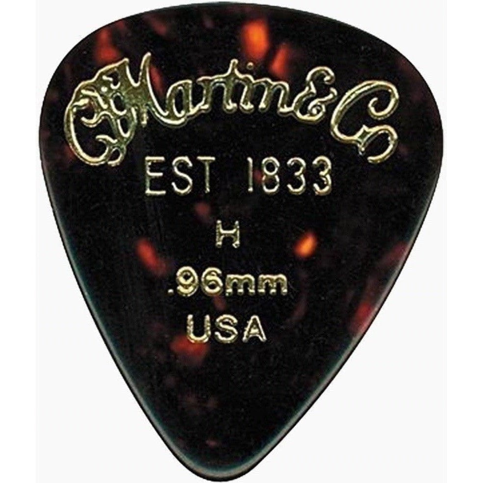 Martin Guitars Celluloid Faux Tortoise Picks - 12 Pack - Acoustic Centre Music Store, Melbourne Australia
