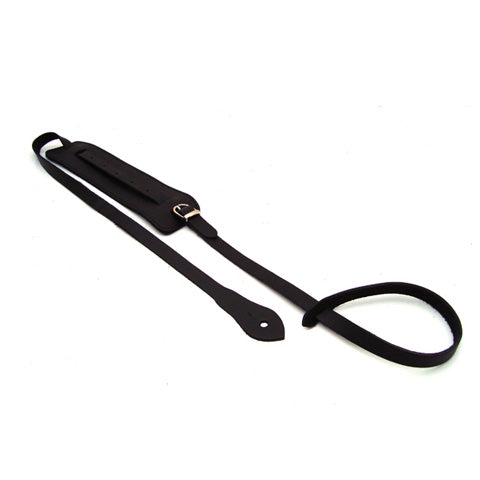 DSL Leather Mandolin Strap - Black - Acoustic Centre Music Store, Melbourne Australia
