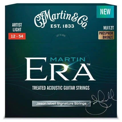 Martin Era Jason Isbell Signature Treated Phosphor Bronze Acoustic Guitar Strings – 12–54