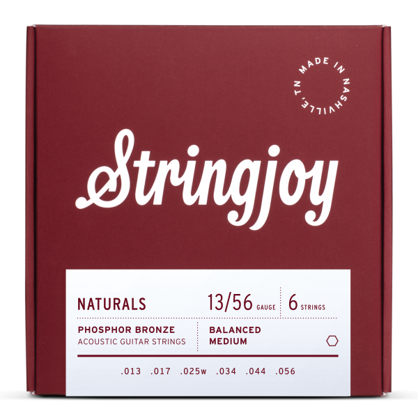 Stringjoy Naturals Phosphor Bronze Acoustic Guitar Strings - Acoustic Centre Music Store, Melbourne Australia