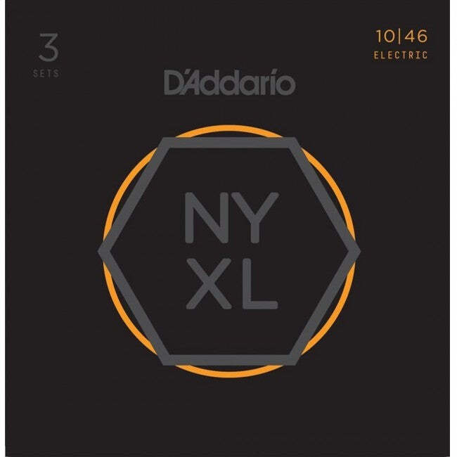 D’Addario NYXL1046 Nickel Wound Electric Guitar Strings – 3 Pack