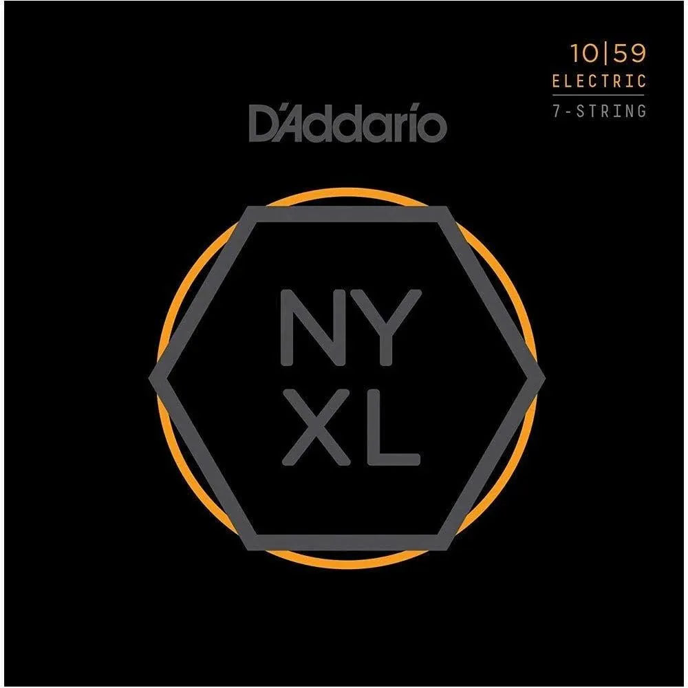D’Addario NYXL1059 Nickel Wound 7-String Electric Guitar Strings (10–59)
