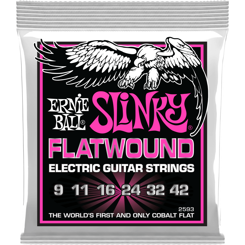 Ernie Ball Super Slinky Flatwound Electric Guitar Strings - Acoustic Centre Music Store, Melbourne Australia