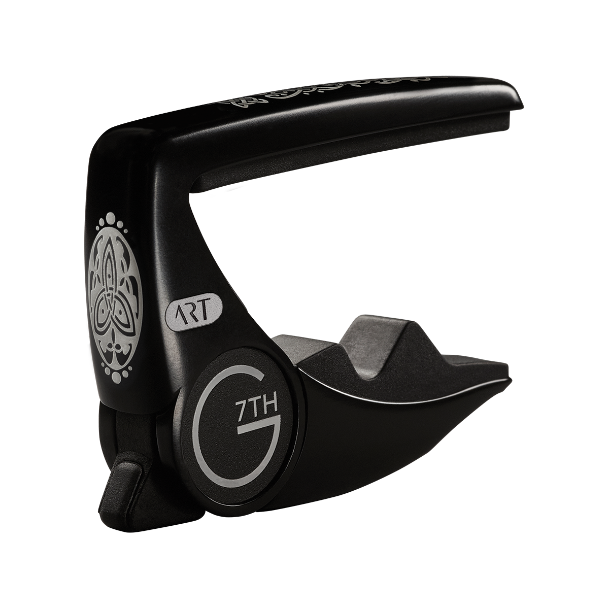 G7th Performance 3 ART Celtic Black 'Adaptive Radius' Steel String Guitar Capo - Acoustic Centre Music Store, Melbourne Australia
