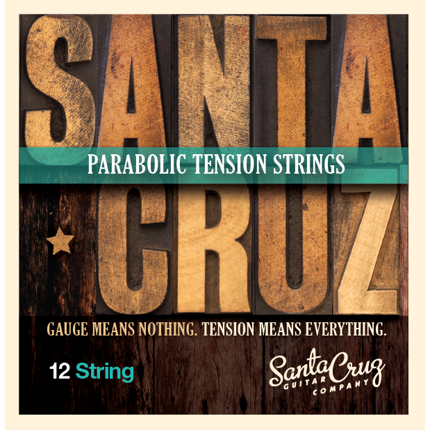 Santa Cruz Parabolic Tension 12-String Acoustic Guitar Strings - Acoustic Centre Music Store, Melbourne Australia