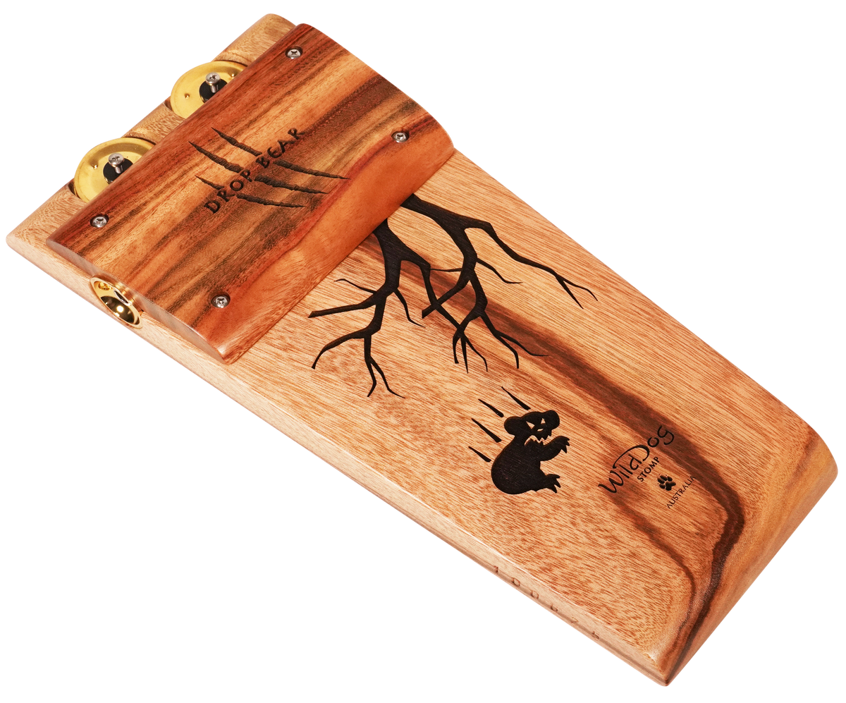 Wild Dog Drop Bear Stomp Box With Jingles
