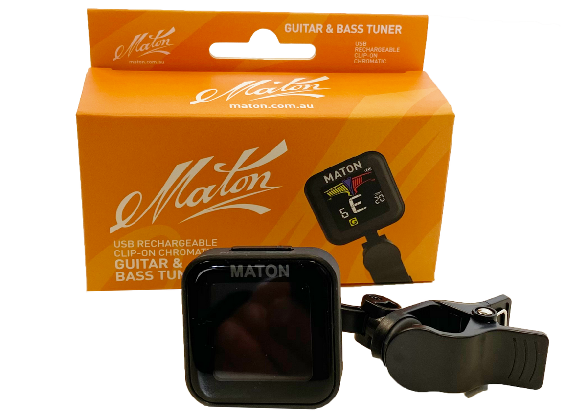 Maton USB Rechargeable Clip-On Tuner - Acoustic Centre Music Store, Melbourne Australia