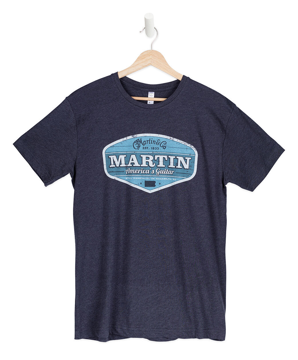 Martin Guitars Retro Graphic T-Shirt - Navy - Acoustic Centre Music Store, Melbourne Australia