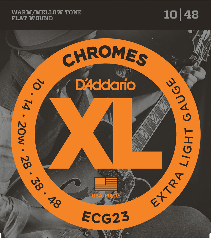 D'Addario Chromes Flatwound Electric Strings - Acoustic Centre Music Store, Melbourne Australia