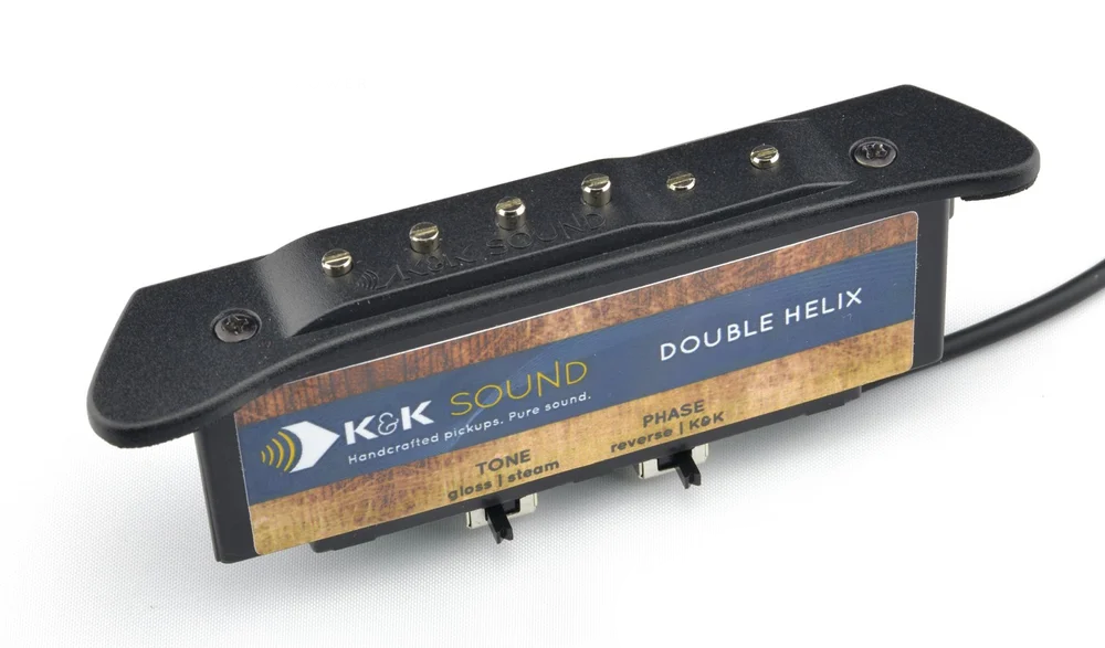 K&amp;K Double Helix Hum-Cancelling Soundhole Pickup - Pure Mini Upgrade Kit