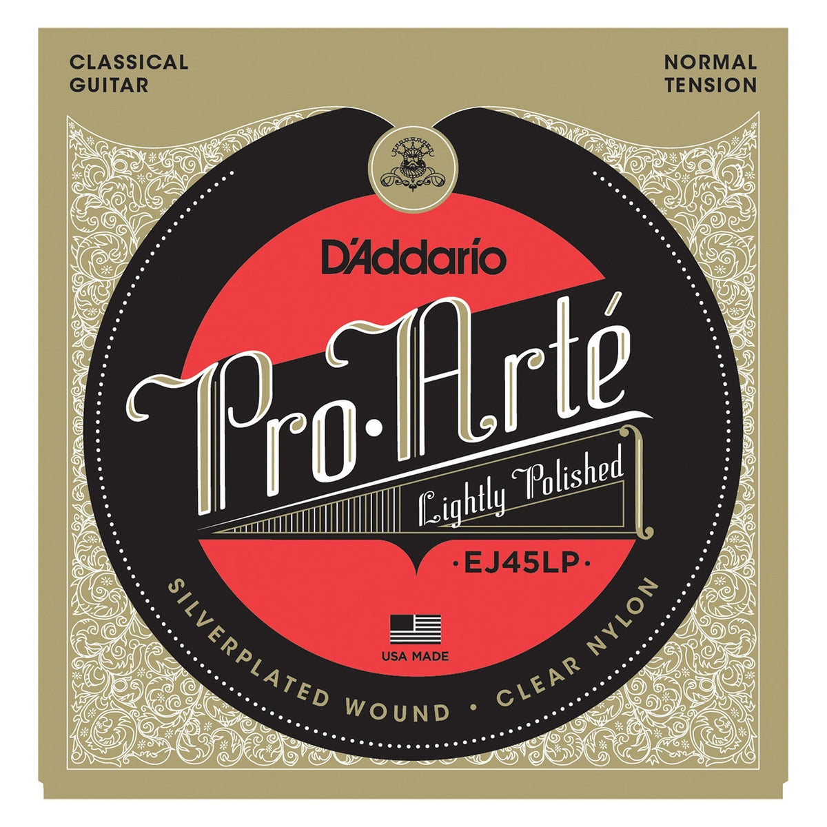 D'Addario EJ45LP Pro-Arte Composite Lightly Polished Classical Guitar Strings - Acoustic Centre Music Store, Melbourne Australia