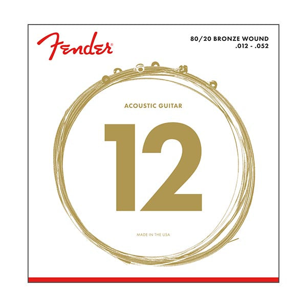 Fender 80/20 Bronze Acoustic Guitar Strings - Acoustic Centre Music Store, Melbourne Australia