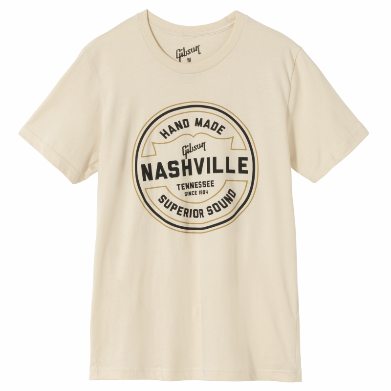 Gibson 'Handmade in Nashville' T-Shirt - Acoustic Centre Music Store, Melbourne Australia