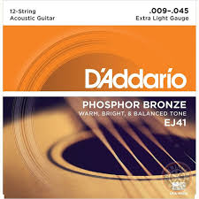 D&#39;Addario 12-String Acoustic Guitar Strings - Acoustic Centre Music Store, Melbourne Australia