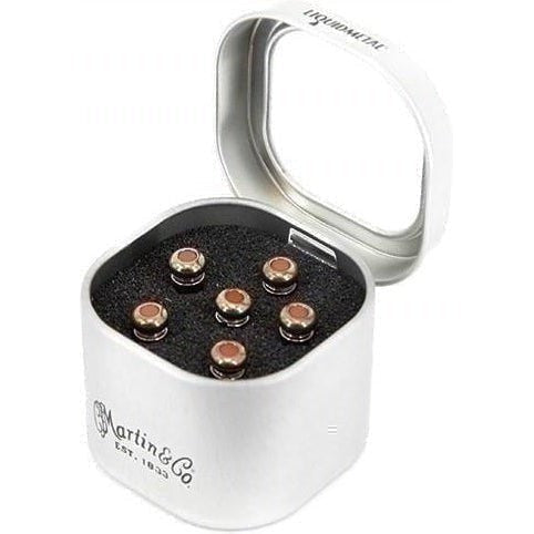 Martin Gold Luxe Liquid Metal Bridge Pins - Acoustic Centre Music Store, Melbourne Australia