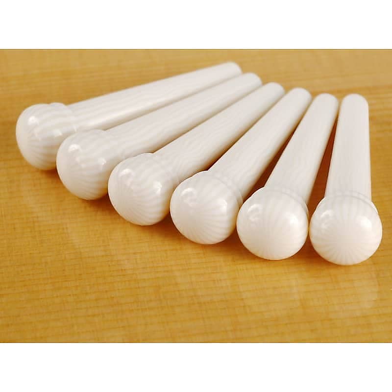 Waverly Unslotted Bone Bridge Pins - Acoustic Centre Music Store, Melbourne Australia