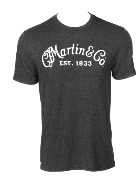 Martin Guitars CFM Logo T-Shirt - Charcoal - Acoustic Centre Music Store, Melbourne Australia