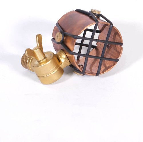 Ear Trumpet Copper Microphone Shock Mount - Acoustic Centre Music Store, Melbourne Australia