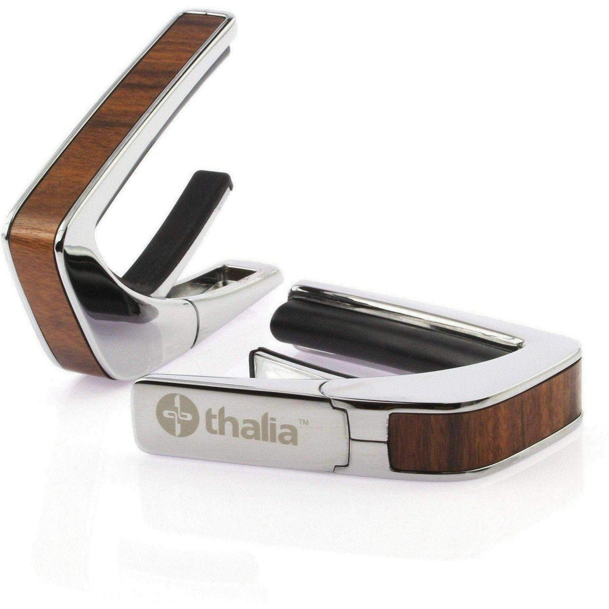 Thalia Santos Rosewood Guitar Capo - Chrome - Acoustic Centre Music Store, Melbourne Australia