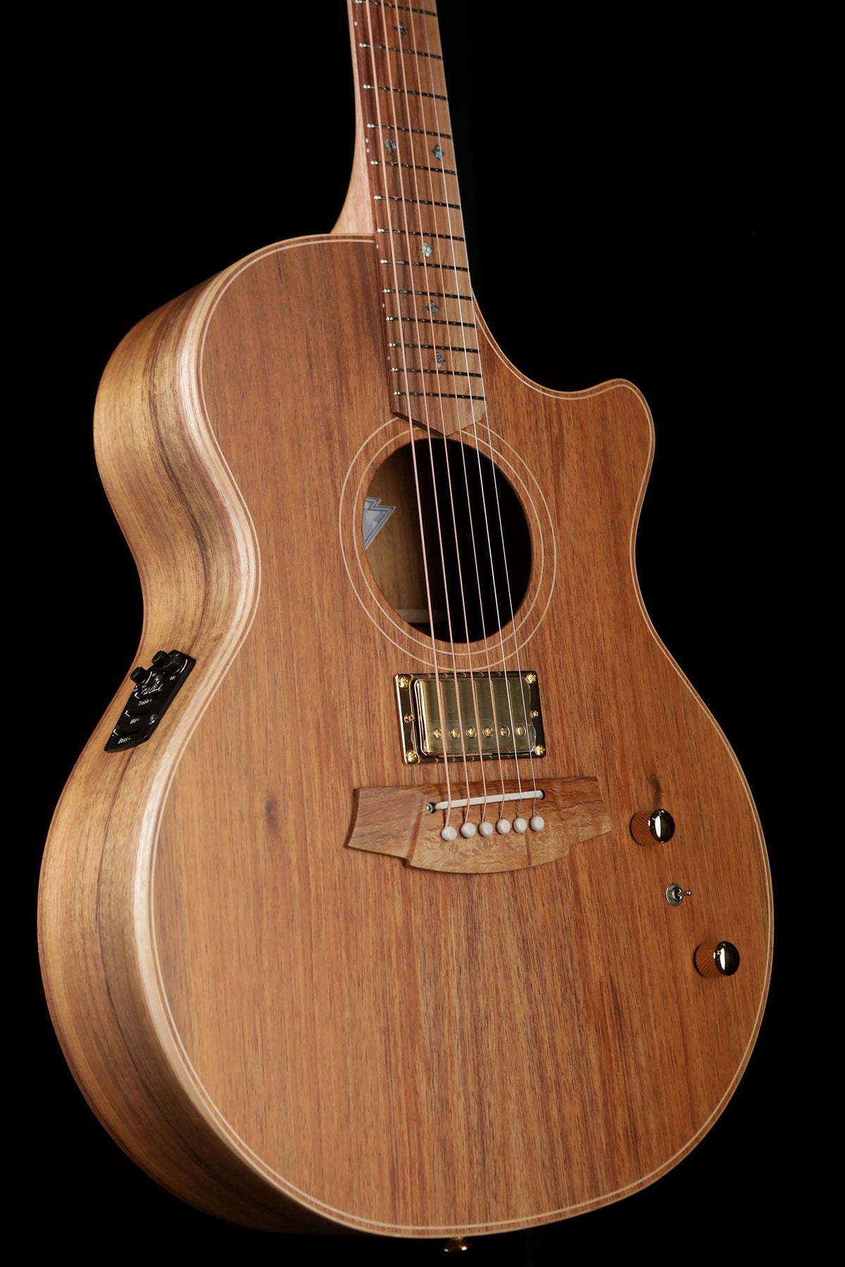 Cole Clark 'Angel' AN2EC Blackwood / Blackwood Humbucker Acoustic Electric Guitar - Acoustic Centre Music Store, Melbourne Australia