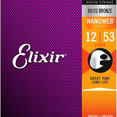 Elixir 80/20 Bronze Nanoweb Acoustic Guitar Strings - Acoustic Centre Music Store, Melbourne Australia