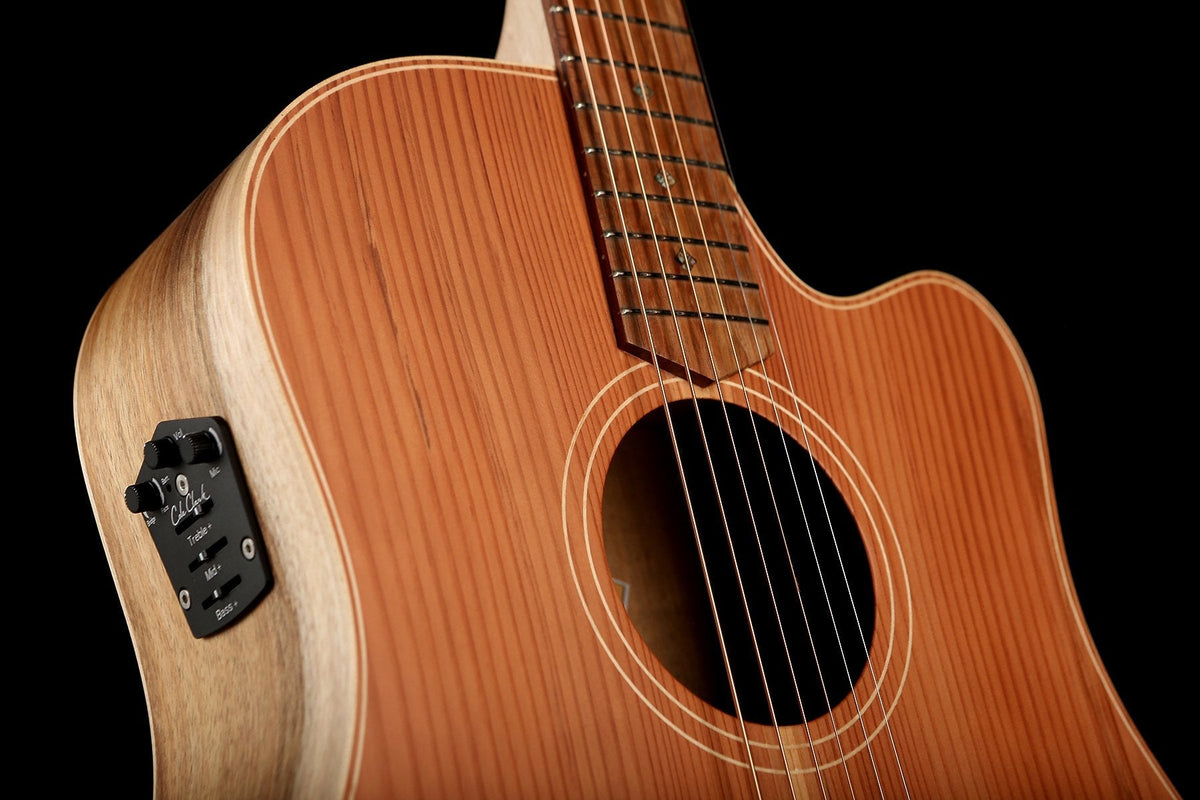 Cole Clark &#39;Fat Lady&#39; FL2EC RDBL Redwood / Blackwood Acoustic Electric Guitar - Acoustic Centre Music Store, Melbourne Australia