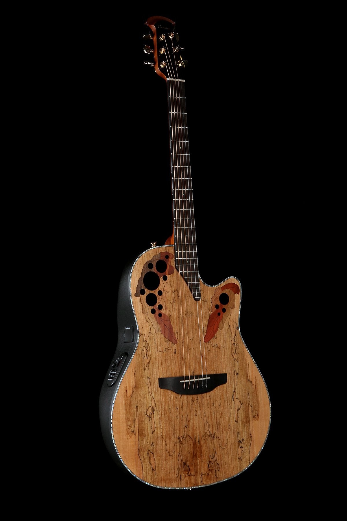 Ovation CE44P Exotic &#39;Spalted Maple&#39; Celebrity Elite Acoustic Guitar - Acoustic Centre Music Store, Melbourne Australia