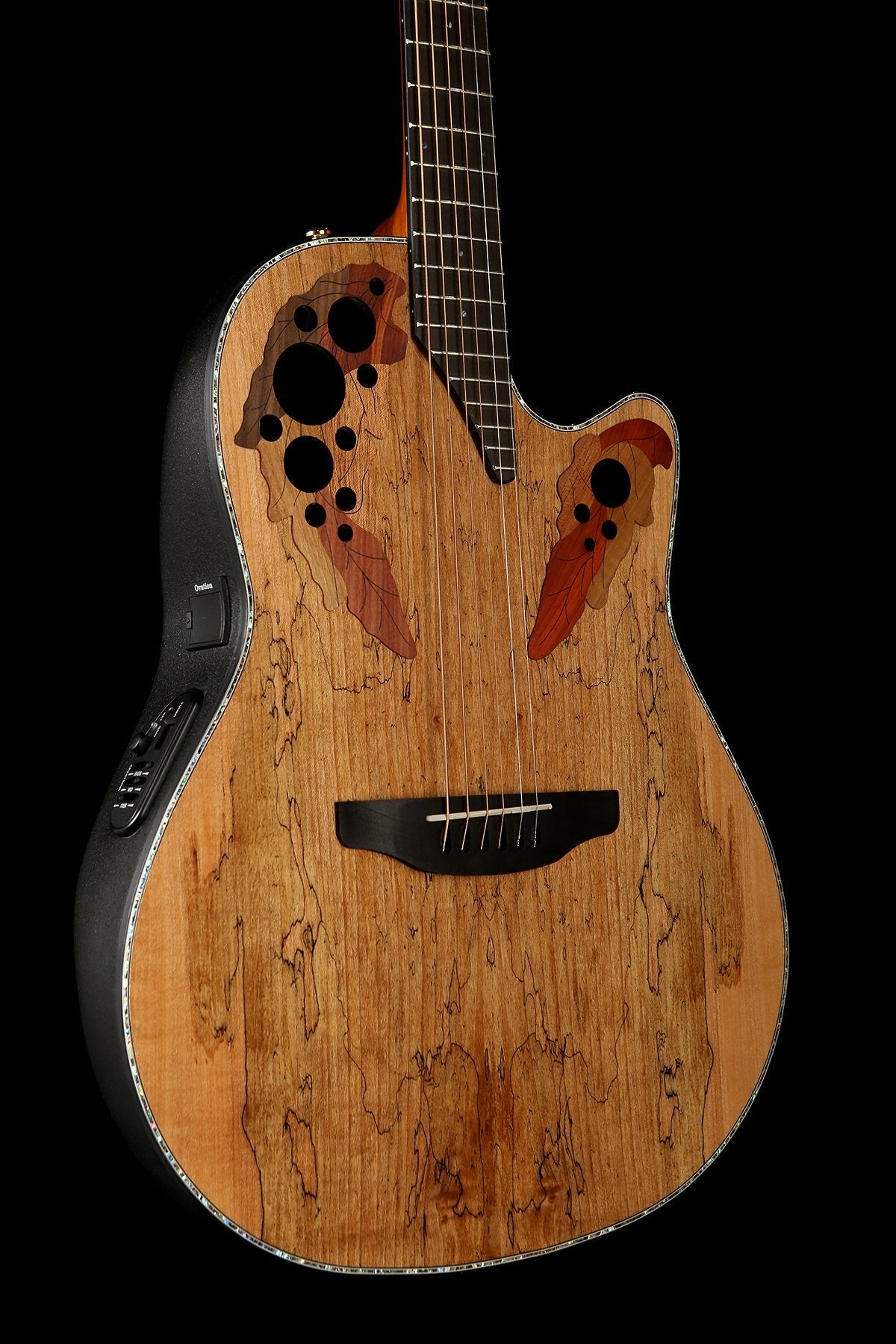 Ovation CE44P Exotic &#39;Spalted Maple&#39; Celebrity Elite Acoustic Guitar - Acoustic Centre Music Store, Melbourne Australia