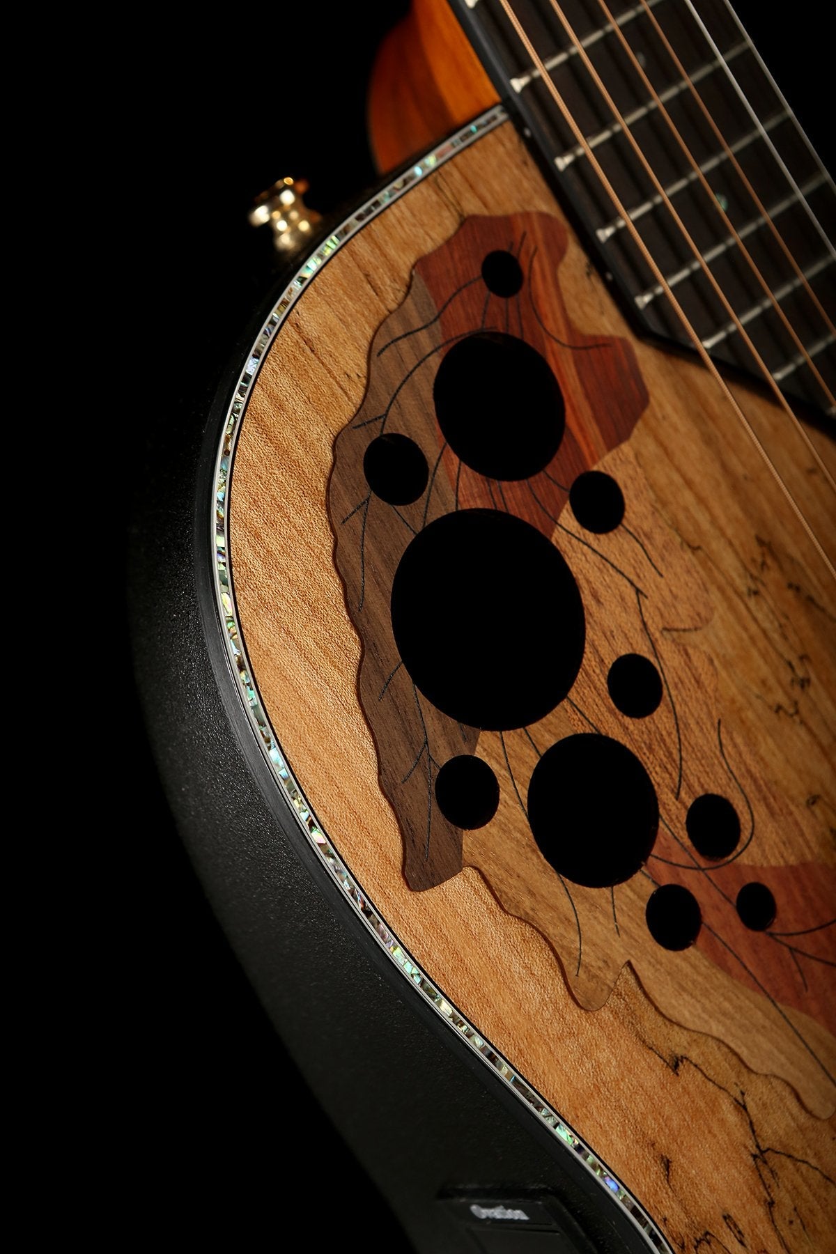 Ovation CE44P Exotic &#39;Spalted Maple&#39; Celebrity Elite Acoustic Guitar - Acoustic Centre Music Store, Melbourne Australia