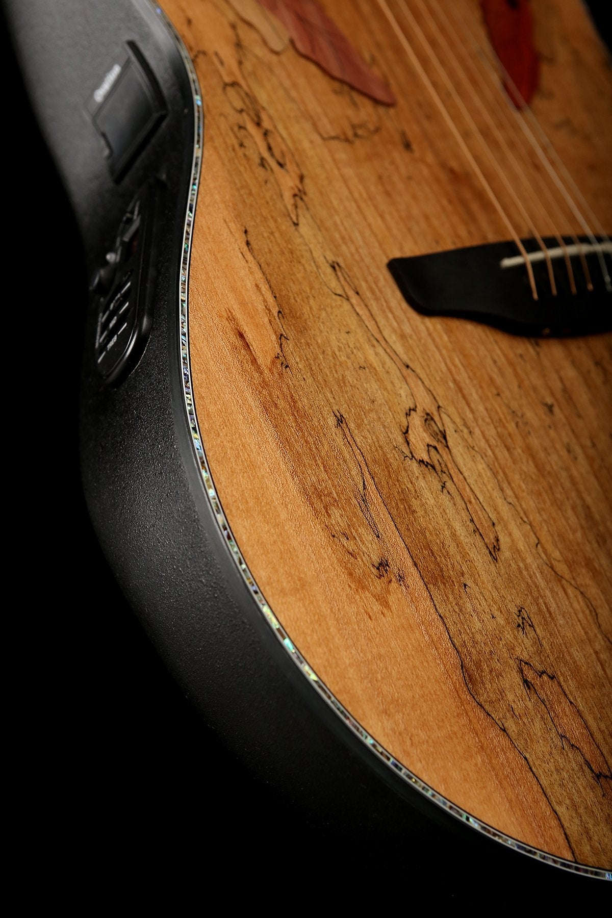 Ovation CE44P Exotic &#39;Spalted Maple&#39; Celebrity Elite Acoustic Guitar - Acoustic Centre Music Store, Melbourne Australia