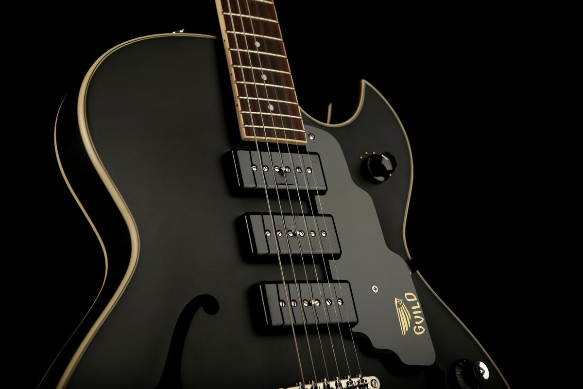Guild Starfire I Jet90 &#39;Satin Black&#39; Electric Guitar - Acoustic Centre Music Store, Melbourne Australia