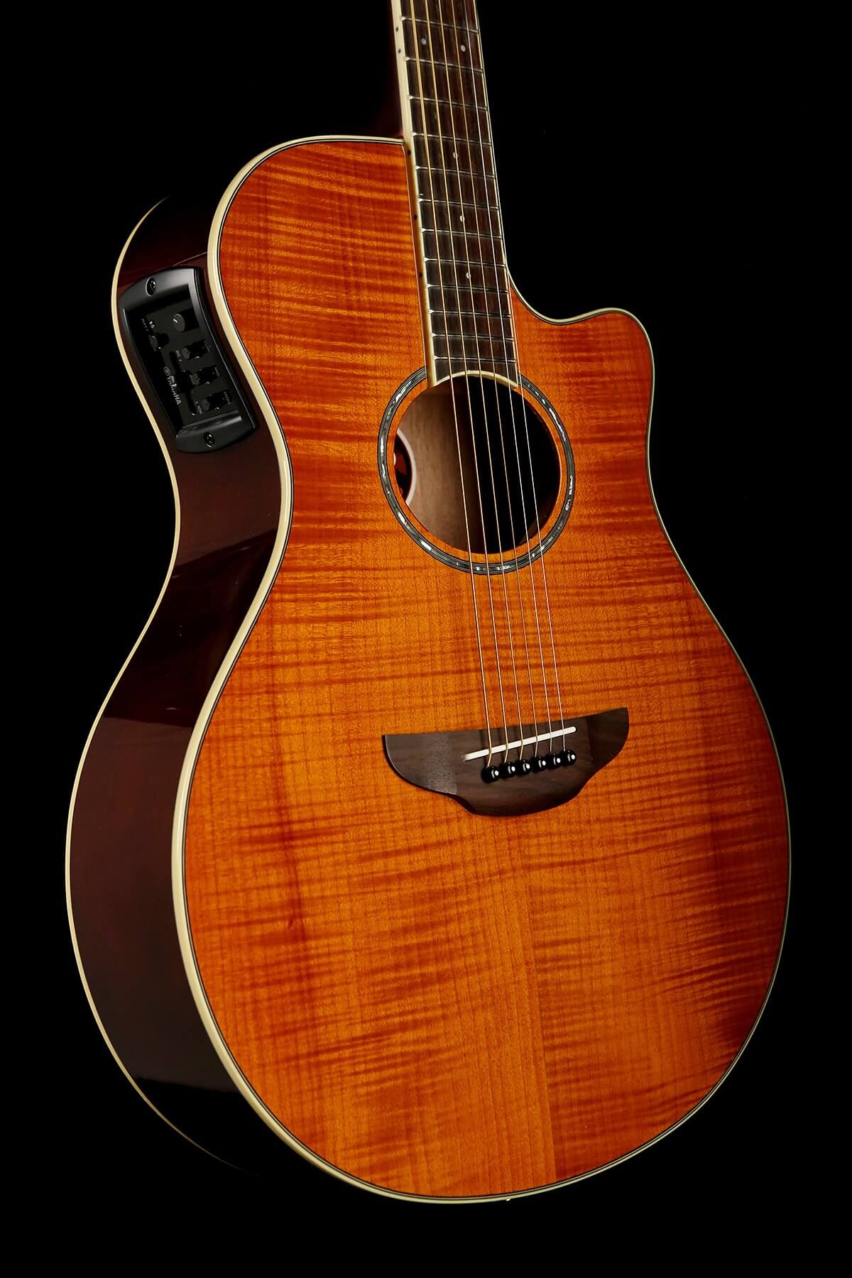 Yamaha APX 600 &#39;Flamed Maple Amber&#39; Acoustic Electric Guitar - Acoustic Centre Music Store, Melbourne Australia