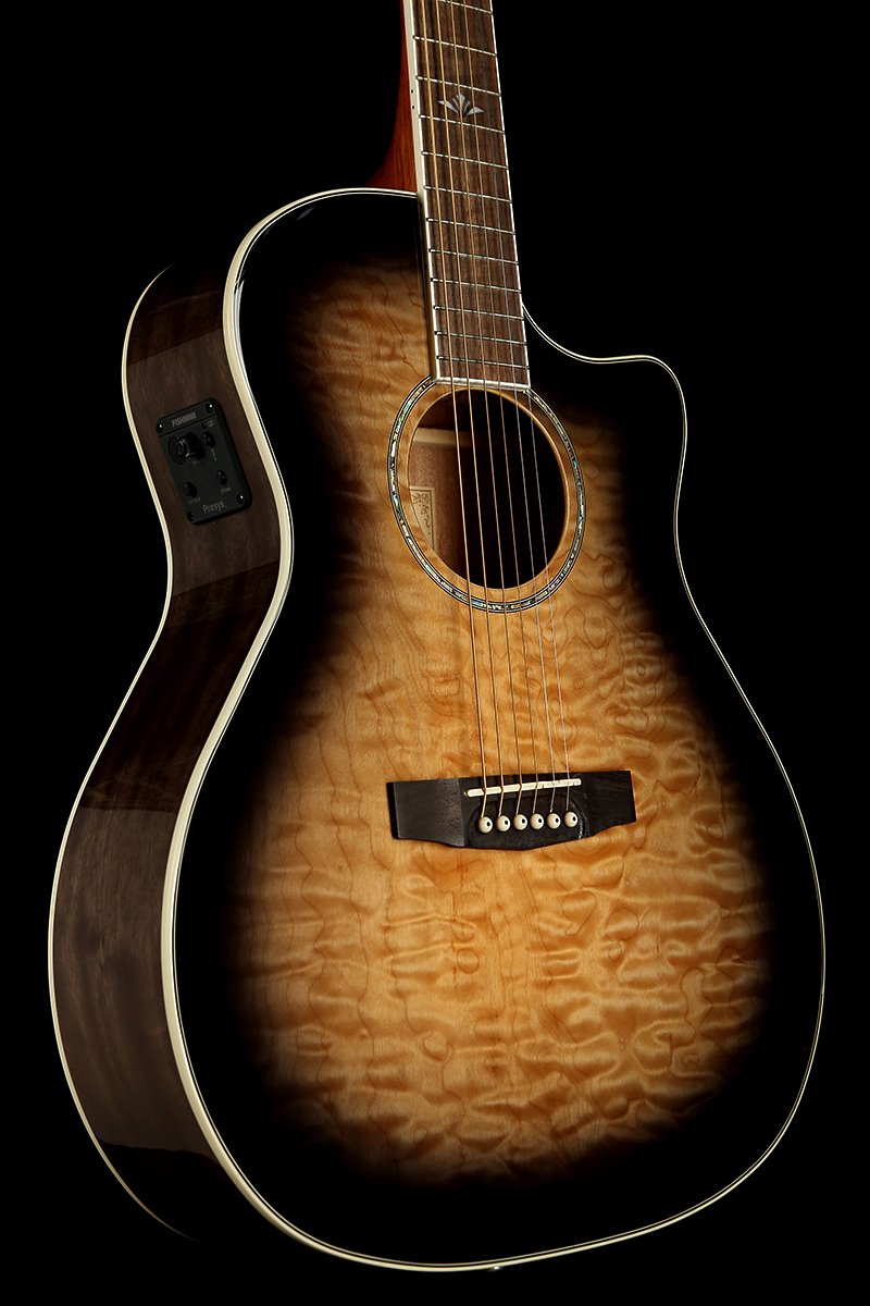 Cort GA Grand Regal &#39;Transparent&#39; Acoustic Electric Guitar - Acoustic Centre Music Store, Melbourne Australia